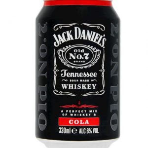 Jack Daniels Tennessee whiskey cola